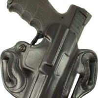 DESANTIS SPEED SCABBARD HOLSTR - RH OWB LEATHER RUGER 57 BLK