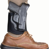 DESANTIS DIEHARD ANKLE HOLSTER - RH LEATHER SIG P365 BLACK