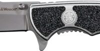S&W KNIFE VICTORY 2.75" BEAD - BLASTED BLADE FRAME LOCK
