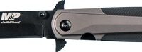 S&W KNIFE M&P DAGGER 4" BLADE - BLACK/FDE W/ POCKET CLIP