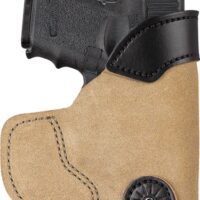 DESANTIS POCKET TUK HOLSTR RH - IWB/POCKET LTHER J FRAME SUEDE