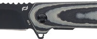 SCHRADE KNIFE LATERAL FOLDER - 3.25" AUS-10 BLACK/GREY LAM