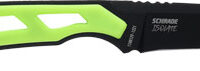 SCHRADE KNIFE ISOLATE CAPER - FIXED 3" AUS-10 BLACK/GREEN