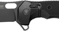 SOG KNIFE SEAL XR BLACK CRKTE - 3.9" PLN EDGE FLDR BLACK USA