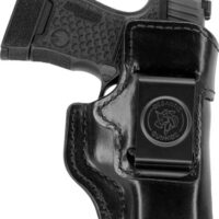 DESANTIS INSIDE HEAT HOLSTR RH - IWB LEATHER S&W BODYGUARD BLK