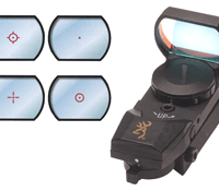 BROWNING BUCK MARK REFLX SIGHT - 4-RETICLES MATTE BLACK