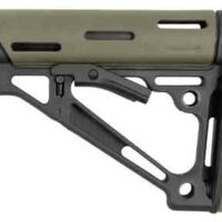 HOGUE AR-15 COLLAPSIBLE STOCK - OD GREEN RUBBER MIL-SPEC