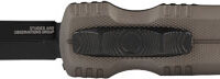 SOG KNIFE PENTAGON OTF - FDE 3.79" DBL EDGE BLADE