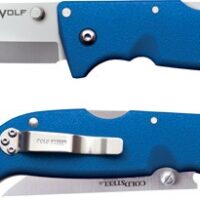 COLD STEEL FINN WOLF 3.5" BLUE - CLIP FOLDER W/TRI-AD LOCK