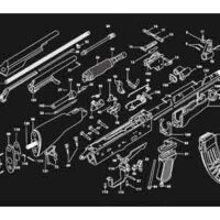 TEKMAT ARMORERS BENCH MAT - 12"X36" AK-47