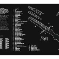 TEKMAT ARMORERS BENCH MAT - 12"X36" RUGER MINI-14