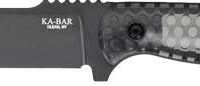 KA-BAR LES GEORGE COOL NAME - 4.62" SHEEPSFOOT & SHEATH