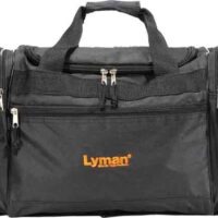 LYMAN HANDGUN RANGE BAG - BLACK NYLON W/CARRY STRAP