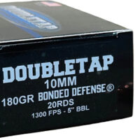 DOUBLETAP 10MM 180GR JHP - BONDED DEFENSE 20RD 50BX/CS