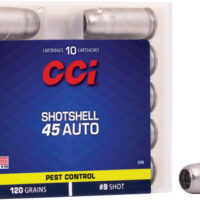 CCI SHOTSHELL 45 ACP 120GR - #9 SHOT 10RD 20BX/CS