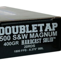 DOUBLETAP 500 S&W 400GR WFNGC - 20RD 25BX/CS