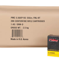 PMC 5.56X 55GR FMJ-BT 200RD - BATTLE PACK 5BP/CA