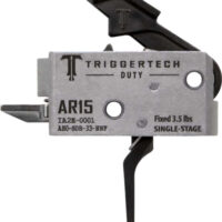 TRIGGERTECH AR-15 SINGLE STAGE - BLACK DUTY FLAT