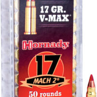 HORNADY 17 MACH2 17GR V-MAX - 50RD 100BX/CS