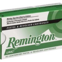 REMINGTON UMC 38 SUPER +P - 130GR FMJ-RN 50RD 10BX/CS