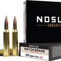 NOSLER MATCH 338 LAPUA MAG - 300GR CUSTOM HPBT 20RD 10BX/CS