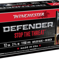 WINCHESTER DEFENDER 12GA 2.75" - 1OZ SLUG/3-00 BUCK 10RD 10BX/C
