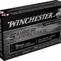 WINCHESTER SUPER SUPPRESSED - 9MM LUGER 147GR FMJ 50RD 10B/C
