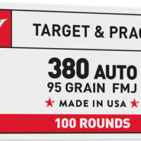 WINCHESTER USA 380 ACP 95GR - FMJ-RN 100RD VALUE PACK 5BX/CS