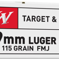WINCHESTER USA 9MM LUGER - 115GR FMJ 100RD 10BX/CS