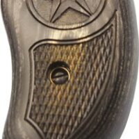 BOND ARMS GRIP EXTENDED ASH - LAM. BLACK/GREY W/LASER STAR