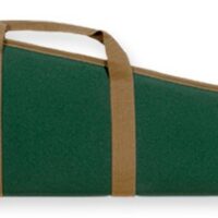 BULLDOG RIFLE CASE 48" GREEN - W/TAN TRIM 5/8" PADDING