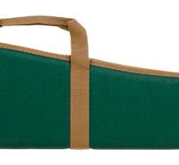 BULLDOG SHOTGUN CASE 52" GREEN - W/ TAN TRIM 5/8" PADDING