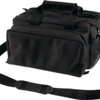 BULLDOG DELUXE RANGE BAG BLACK - HEAVY DUTY NYLON WATER RESIST