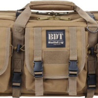 BULLDOG 36" SINGLE TACTICAL CS - 3 LARGE ACCESSORY POCKETS TAN