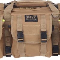 BULLDOG 43" SINGLE TACTICAL CS - 3 LARGE ACCESSORY POCKETS TAN