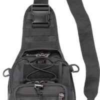 BULLDOG BDT X-SMALL SLING BAG` - W/MOLLE WEBBING BLACK