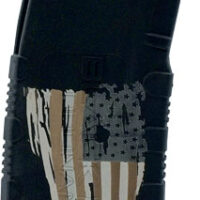 BLACK RAIN MAGAZINE AR15 30RD - 5.56" TATTERED FLAG ETCHED