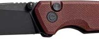 CIVIVI KNIFE ALTUS 2.97" - BURGUNDY G10/BLK STNWSH BLADE