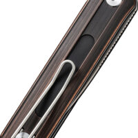 CIVIVI KNIFE FOLDIS 2.67" BLK - HAND RUBBED COPPER/SILVER