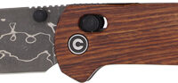 CIVIVI KNIFE YONDER 2.88" - GUIBOURTIA WOOD/DAMASCUS BLADE