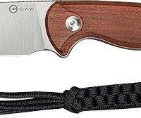 CIVIVI KNIFE TIMBERBARK 3.2" - FIXED GUIBOURTIA WOOD/SATIN