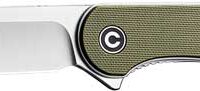 CIVIVI KNIFE ELEMENTUM 2.96" - GREEN G10/SATIN D2 LINER LOCK