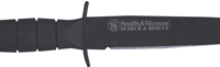 S&W KNIFE OPS SURVIVAL W/TANTO - 6" FIXED BLADE BLACKENED S/S