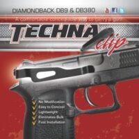 TECHNA CLIP HANDGUN RETENTION - CLIP DIAMONDBACK DB380/DB9 RS