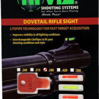 HIVIZ RIFLE FRONT SIGHT FOR - 3/8" DOVETAIL .380"