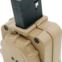PRO MAG MAGAZINE AR-15 223 - 65RD DRUM FDE POLYMER