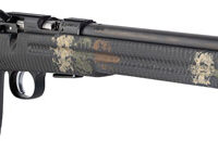 CZ 457 VARMINT 22LR 16" BLUE - THREADED MANNERS CAMO STOCK