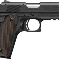 BROWNING 1911-22 22LR COMPACT - 3.58" MATTE BLACK/BROWN GRIPS