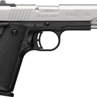 BROWNING 1911-380 STAINLESS - 380ACP 4.25"FS 8RD BLK/SS
