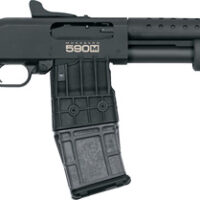 MOSSBERG 590M MAG-FED 12GA - 18.5" 10RD GHOST RING BLD/SYN